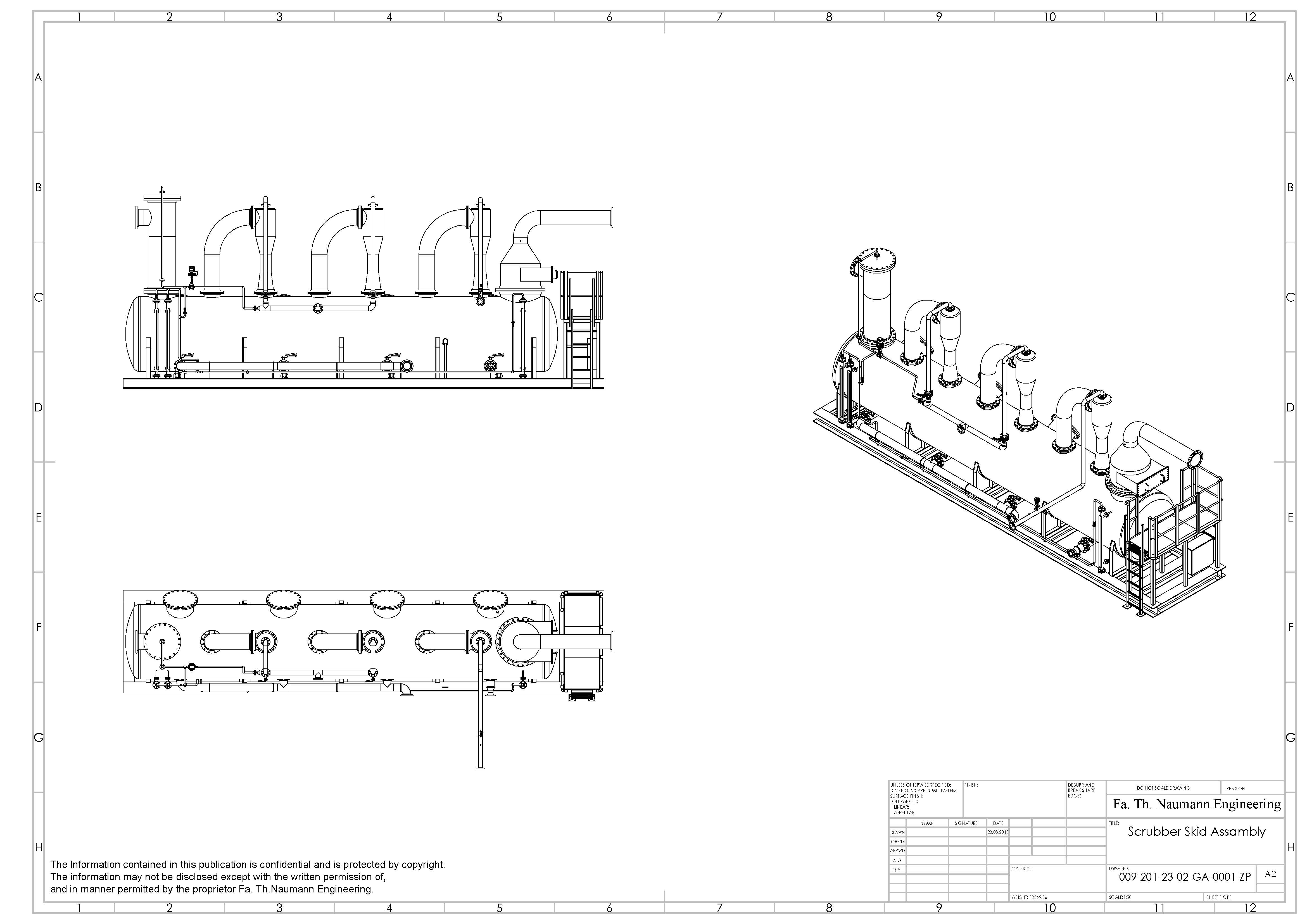 Scrubber Skid Assembly